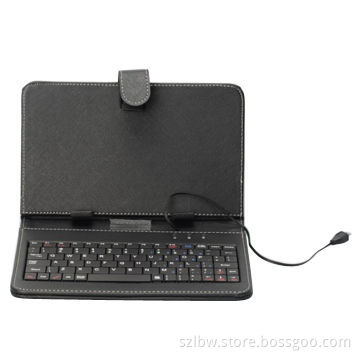 Leather Tablet Case with Keyboard, for iPad with Holder